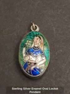 Sterling-Silver-Enamel-Oval-Locket-Pendant