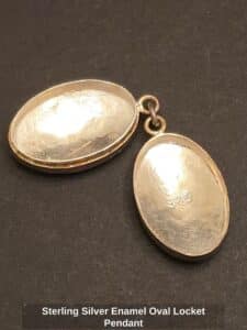 Sterling-Silver-Enamel-Oval-Locket-Pendant-third-image