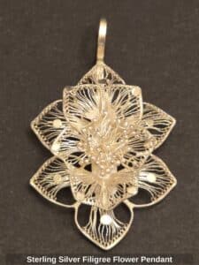 Sterling-Silver-Filigree-Flower-Pendant
