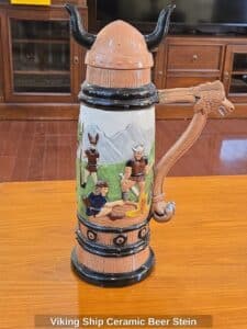 Viking-Ship-Ceramic-Beer-Stein