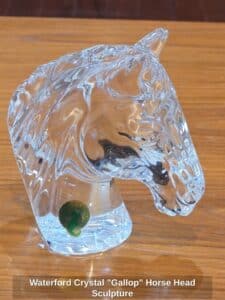 Waterford-Crystal-Gallop-Horse-Head-Sculpture