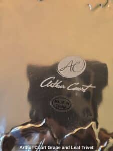 Arthur-Court-Grape-and-Leaf-Trivet-second-image