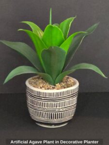 Artificial-Agave-Plant-in-Decorative-Planter