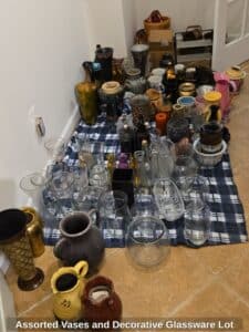 Assorted-Vases-and-Decorative-Glassware-Lot