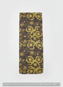 Barocco-Print-Silk-Scarf-with-Monogram-MG