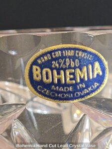 Bohemia-Hand-Cut-Lead-Crystal-Vase-second-image