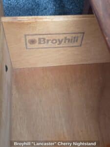 Broyhill-Lancaster-Cherry-Nightstand-second-image