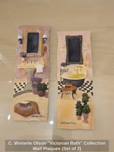 C.-Winterle-Olson-Victorian-Bath-Collection-Wall-Plaques-Set-of-