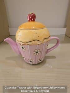 Cupcake-Teapot-with-Strawberry-Lid-by-Home-Essentials-Beyond