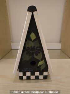Hand-Painted-Triangular-Birdhouse