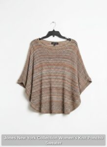 Jones-New-York-Collection-Womens-Knit-Poncho-Sweater