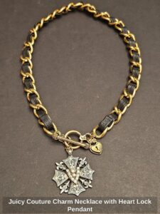 Juicy-Couture-Charm-Necklace-with-Heart-Lock-Pendant