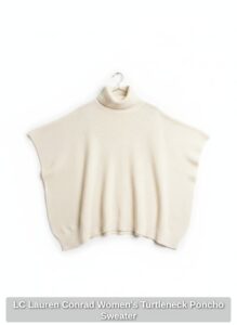 LC-Lauren-Conrad-Womens-Turtleneck-Poncho-Sweater