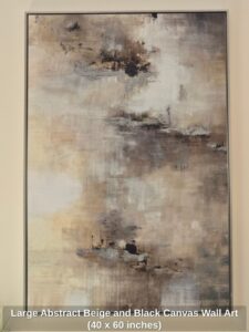 Large-Abstract-Beige-and-Black-Canvas-Wall-Art-x-inches-B