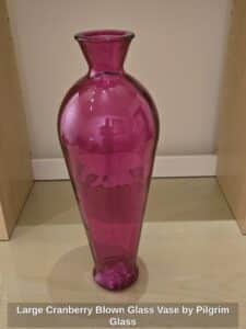 Large-Cranberry-Blown-Glass-Vase-by-Pilgrim-Glass