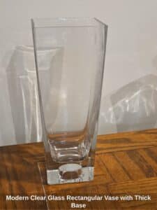 Modern-Clear-Glass-Rectangular-Vase-with-Thick-Base