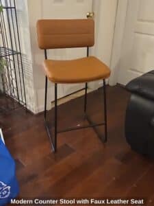 Modern-Counter-Stool-with-Faux-Leather-Seat