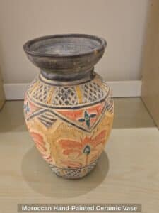 Moroccan-Hand-Painted-Ceramic-Vase