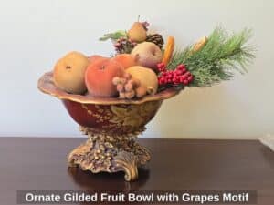 Ornate-Gilded-Fruit-Bowl-with-Grapes-Motif