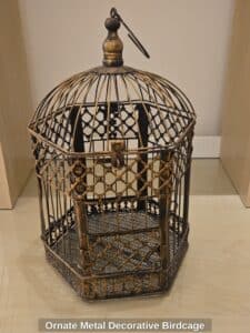 Ornate-Metal-Decorative-Birdcage