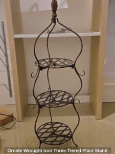 Ornate-Wrought-Iron-Three-Tiered-Plant-Stand