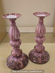 Pair-of-Ceramic-Candlesticks