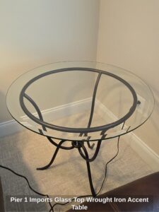 Pier-Imports-Glass-Top-Wrought-Iron-Accent-Table