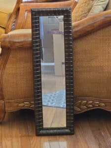 Rectangular-Decorative-Wall-Mirror-with-Textured-Wood-Frame