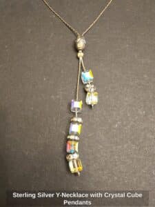 Sterling-Silver-Y-Necklace-with-Crystal-Cube-Pendants-second-image