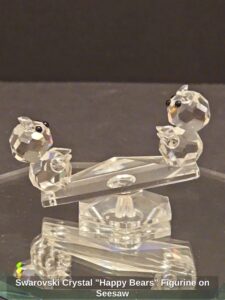 Swarovski-Crystal-Happy-Bears-Figurine-on-Seesaw