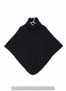 Talbots-Black-Turtleneck-Poncho