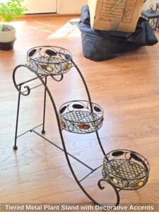 Tiered-Metal-Plant-Stand-with-Decorative-Accents