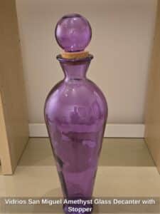 Vidrios-San-Miguel-Amethyst-Glass-Decanter-with-Stopper