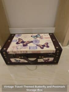 Vintage-Travel-Themed-Butterfly-and-Postmark-Storage-Box