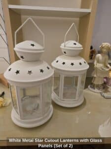 White-Metal-Star-Cutout-Lanterns-with-Glass-Panels-Set-of-