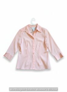 Worthington-Stretch-Womens-Blouse