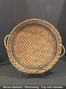 Woven-Bamboo-Winnowing-Tray-with-Handles