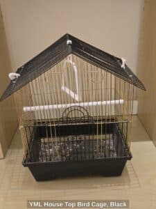 YML-House-Top-Bird-Cage-Black