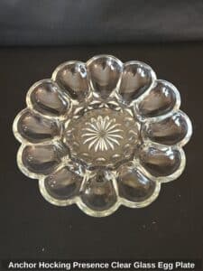 Anchor-Hocking-Presence-Clear-Glass-Egg-Plate