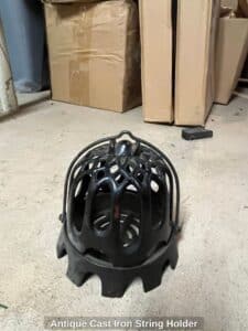 Antique-Cast-Iron-String-Holder