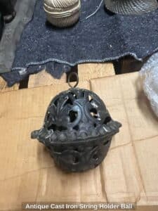 Antique-Cast-Iron-String-Holder-Ball