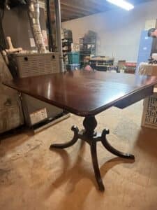 Antique-Mahogany-Duncan-Phyfe-Style-Drop-Leaf-Dining-Table-second-image