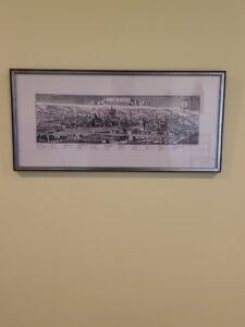 Antique-Map-of-Florence-Fiorenza-by-Georg-Balthasar-Probst