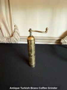 Antique-Turkish-Brass-Coffee-Grinder