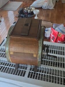 Antique-Wooden-Butter-Churn