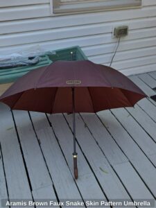 Aramis-Brown-Faux-Snake-Skin-Pattern-Umbrella