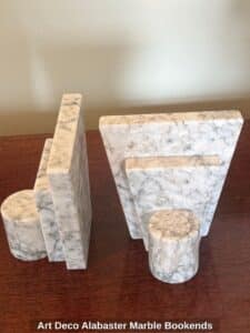 Art-Deco-Alabaster-Marble-Bookends-second-image