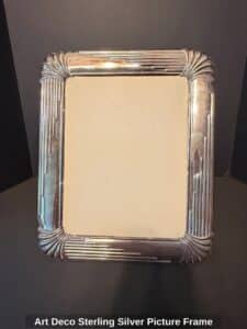 Art-Deco-Sterling-Silver-Picture-Frame