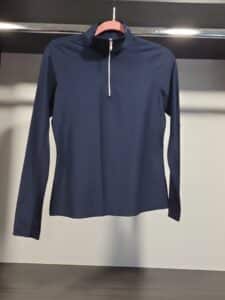 Athleta-Womens-Navy-Blue-Quarter-Zip-Performance-Pullover