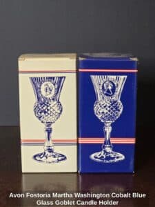 Avon-Fostoria-Martha-Washington-Cobalt-Blue-Glass-Goblet-Candle-Holder